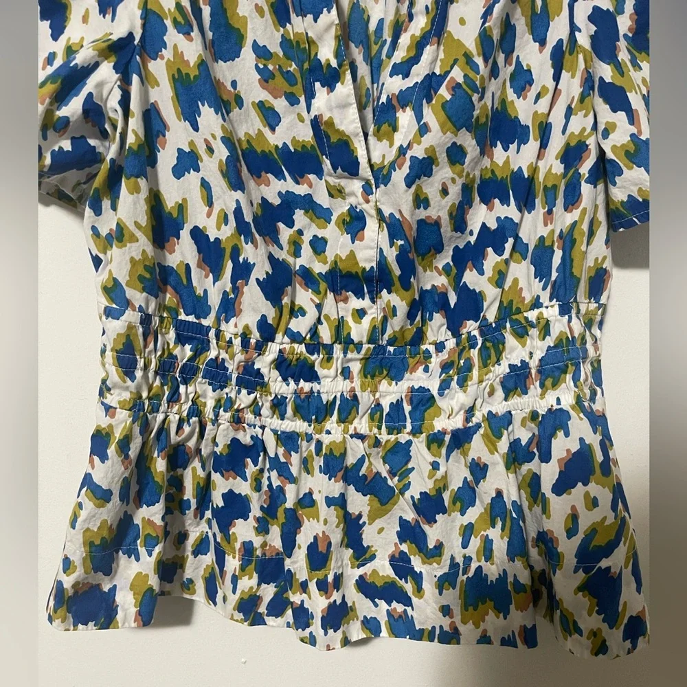 Anthropologie multicolor blouse size S